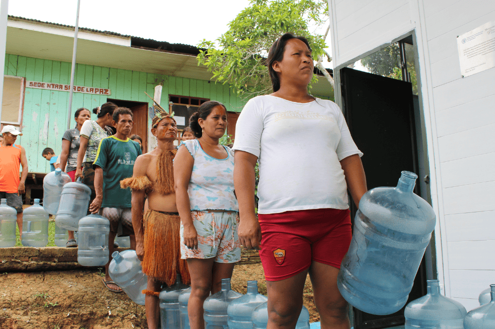 Agua en La Libertad.