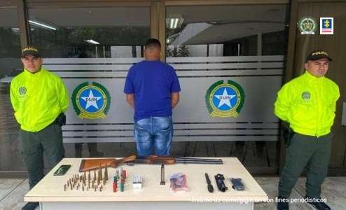 Se trata de Andrés Alberto Barreto Álvarez, quien había sido capturado en un inmueble de Cali (Valle del Cauca).