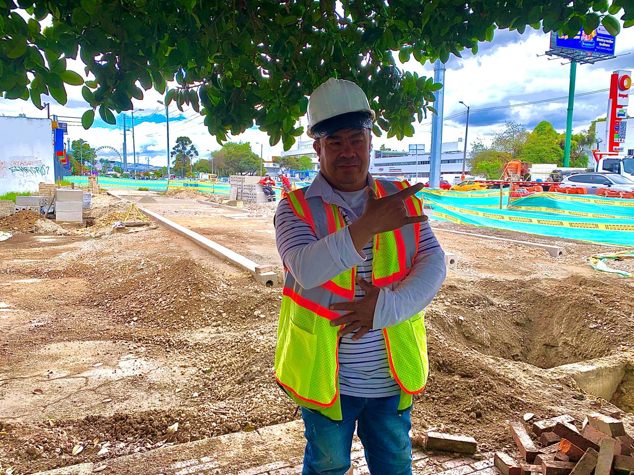 Carlos Arturo, más conocido en la obra como “Mocho”. Foto de Natalia Vanegas.