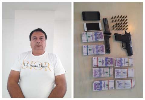 Así volvió a caer alias “Sobrino”, quien para “coronar” tenía brujo de confianza