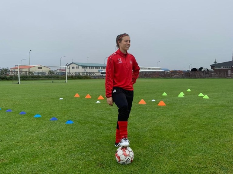 Gabriela Maldonado y el privilegio de jugar al fútbol en Islandia