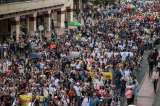 En fotos: así se viven las manifestaciones de este viernes en Bogotá
