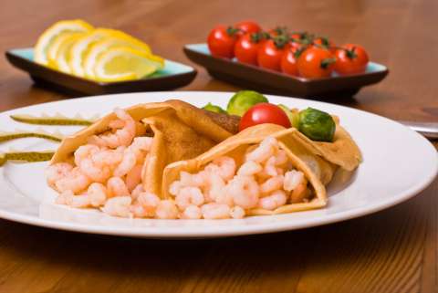 Receta: ¿cómo preparar crepes de camarones encocados?