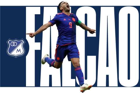 ¡Histórico! Falcao es nuevo jugador de Millonarios