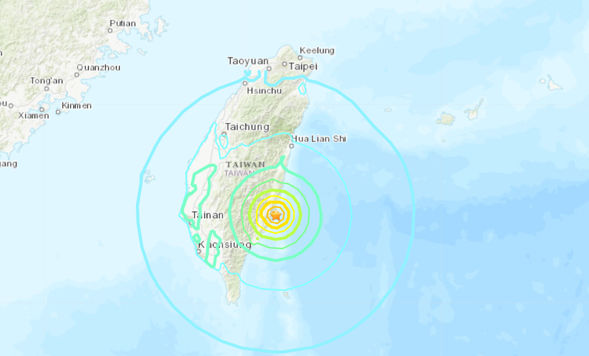 Taiwán no emite alerta de tsunami a menos que el sismo tenga una magnitud superior a 7,0.