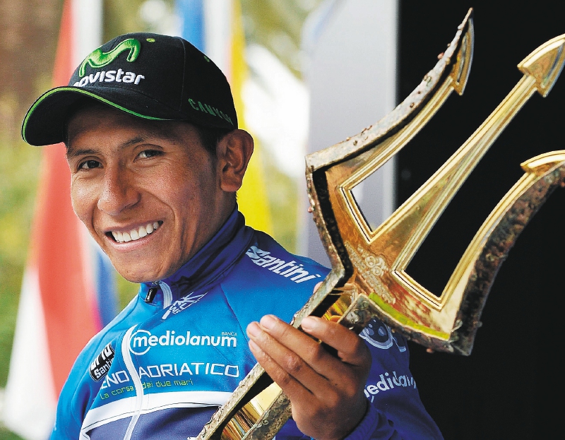 Nairo es el único colombiano que ha sido campeón de la prueba italiana, en 2015 y 2017. /EFE