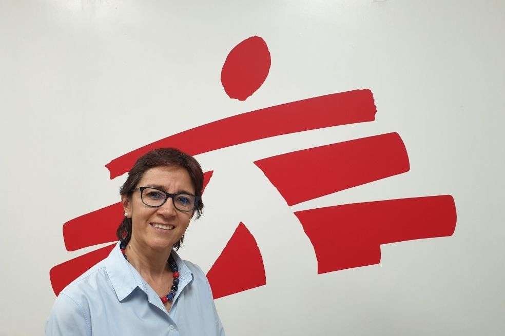 Mónica Camacho, colombiana que trabaja en Médicos Sin Fronteras en África.