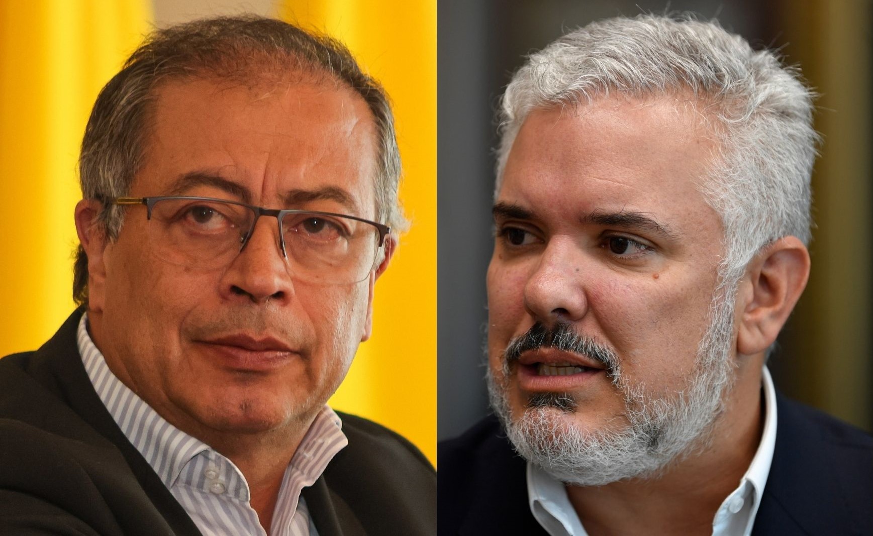 Presidente Gustavo Petro y expresidente Iván Duque.