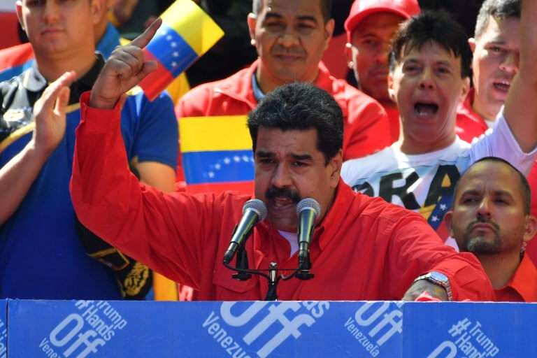 Nicolás Maduro, presidente de Venezuela, rompió relaciones diplomáticas con Colombia este sábado. / AFP