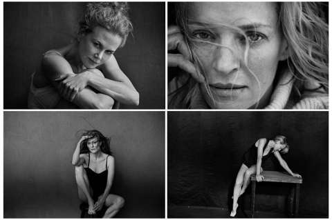 Retratos en blanco y negro de actrices conforman almanaque Pirelli 2017