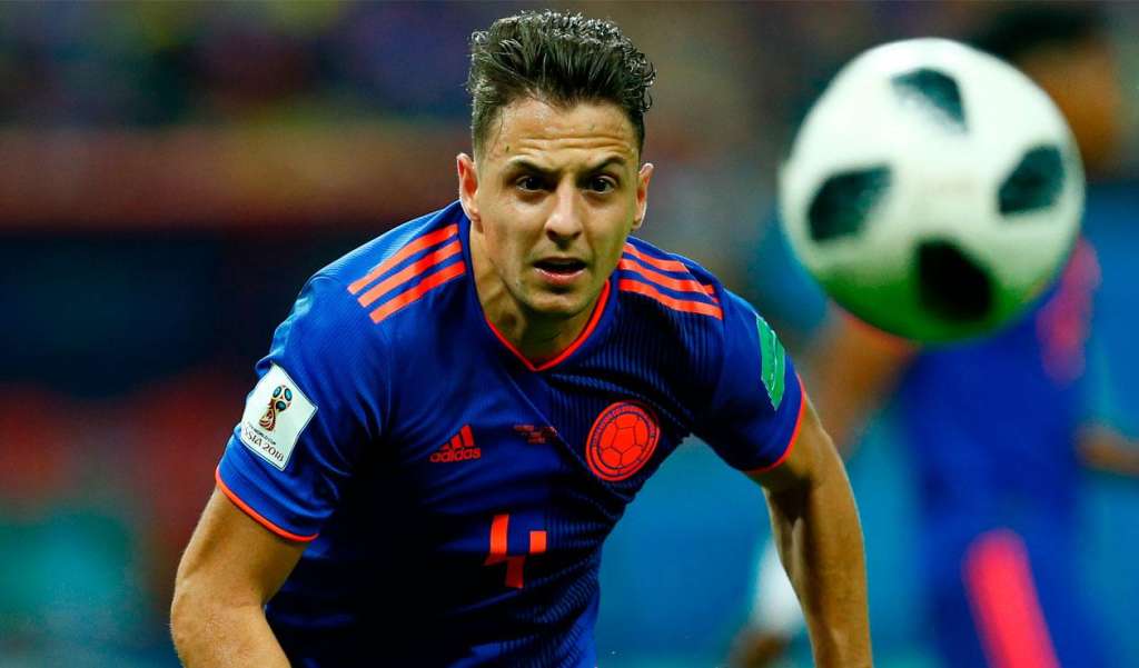 Santiago Arias, lateral derecho de la selección de Colombia.