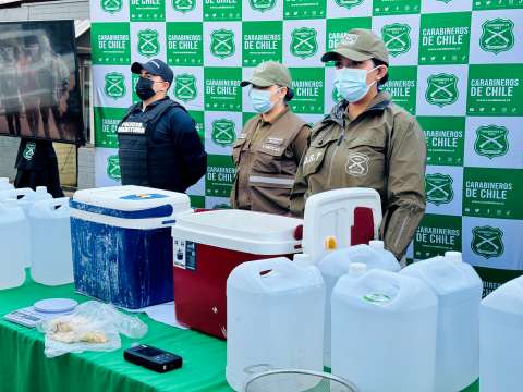 Lo que hay detrás de la histórica incautación de metanfetamina en Chile