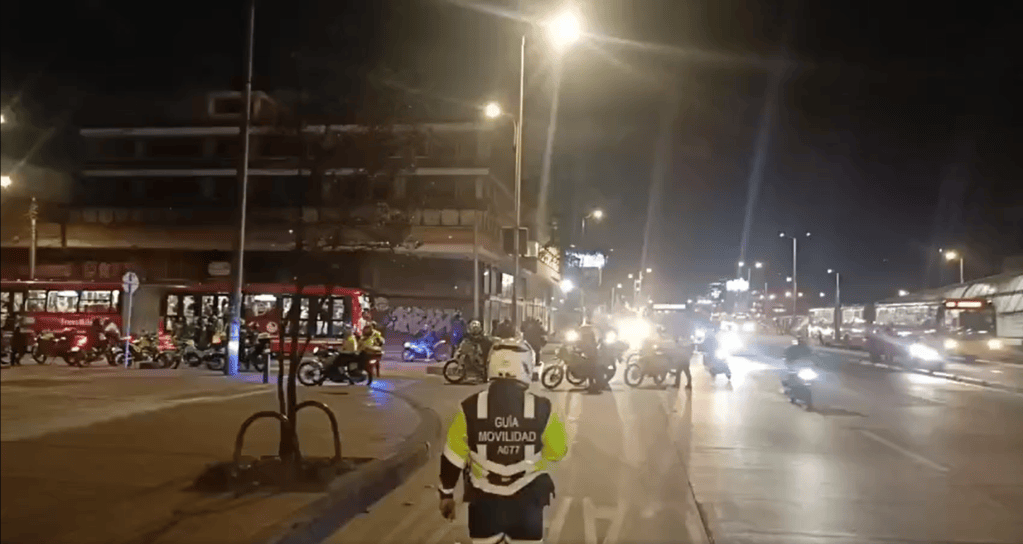 Protestas en la Av. NQS