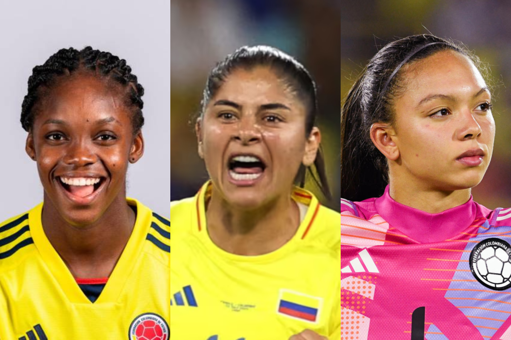 Linda Caicedo, Catalina Usme y Luisa Agudelo, algunas de las referentes convocadas para la selección de Colombia.