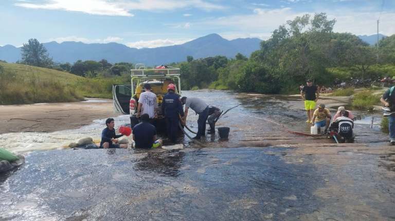 Turista murió atrapado en pozo del balneario Las Gachas en Guadalupe, Santander