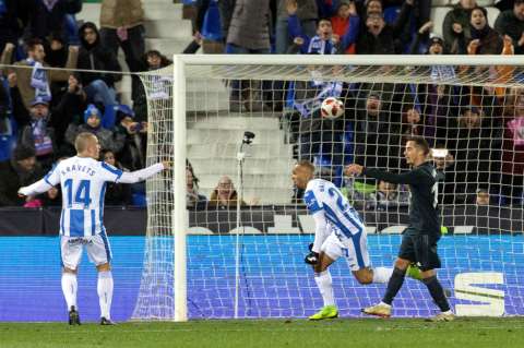 Real Madrid avanzó a cuarto de la Copa del Rey, pese a perder ante Leganés