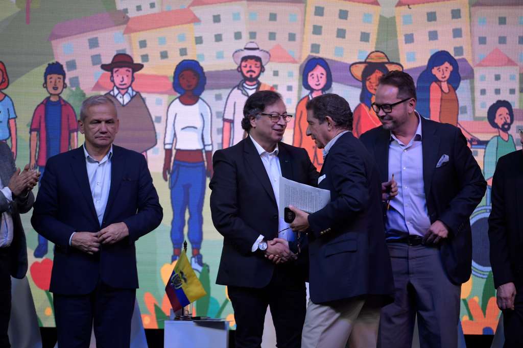 Presidente de Fedegán, durante la instalación del Comité Nacional de Participación - Mesa de diálogos de Paz con el ELN.