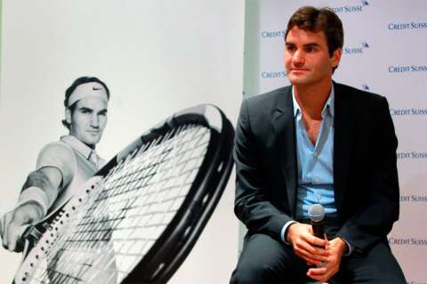 Del Potro venció a Federer en partido de exhibición