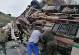 “Nos quedamos sin frenos”: conductor de bus accidentado en la vía Panamericana