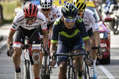 Nairo Quintana quedó a 45 segundos del líder en la Vuelta a Suiza