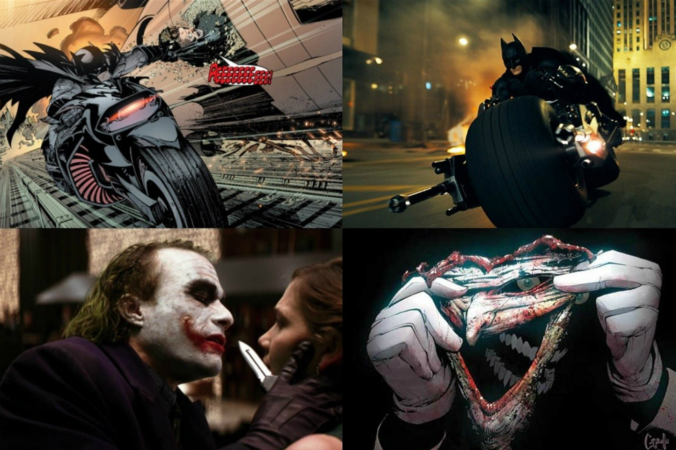 Algunas de las imágenes emblemáticas de "El Caballero de la Noche" se inspiraron en los cómics de Batman. / Cortesía
