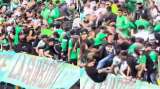 Hinchas de Nacional protagonizaron pelea en El Campín: uno cayó desde la tribuna