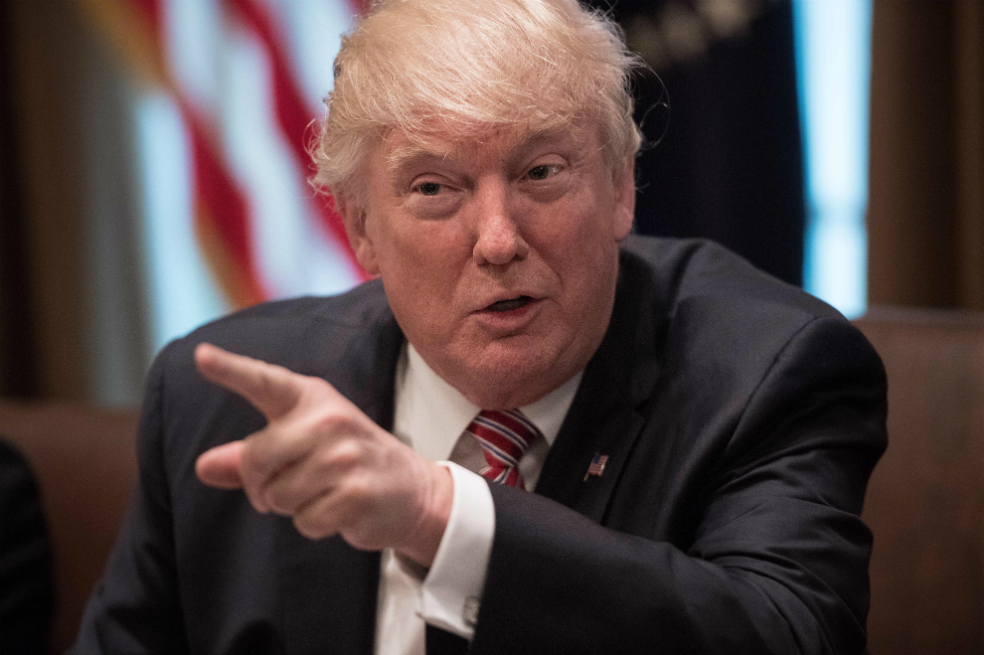 Donald Trump, presidente de Estados Unidos. / AFP