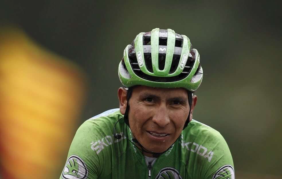 Nairo Quintana, ciclista colombiano del equipo Movistar.  / EFE