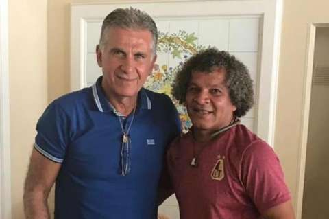 Carlos Queiroz se reunió con Alberto Gamero, Frank Fabra y Sebastián Villa