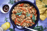Receta: arroz thai con pollo y mango