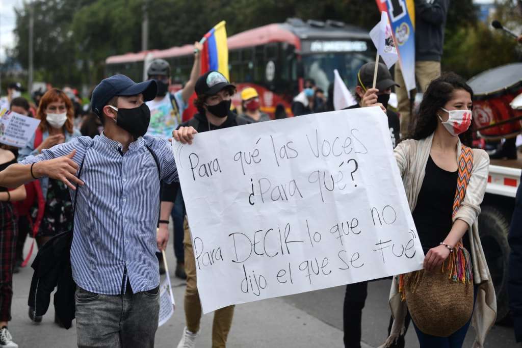 Sindicatos de trabajadores y estudiantes protagonizan la jornada de protestas.