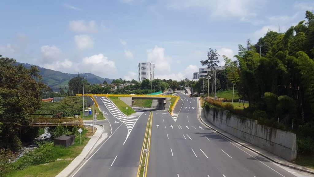 Obras en la intersección San Marcel.
