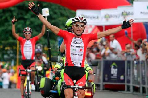 Colombiano Óscar Sánchez ganó quinta etapa de la Vuelta a Costa Rica