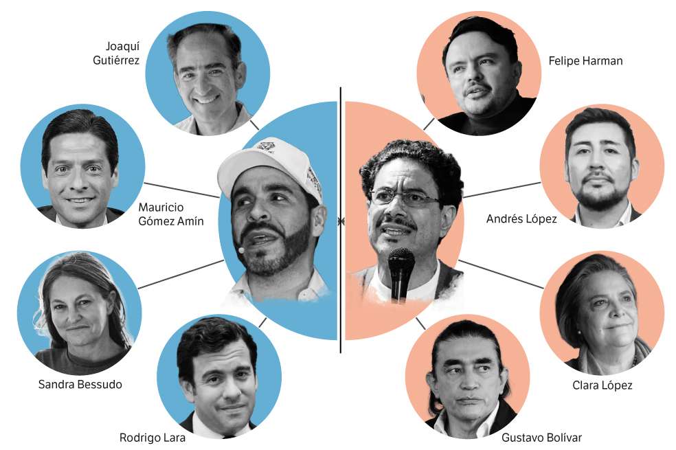 Estos son los nuevos aliados de Abelardo de la Espriella e Iván Cepeda en la segunda vuelta.