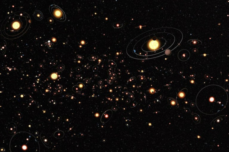 Exoplanetas gigantes con órbitas que duran décadas fueron descubiertos por primera vez