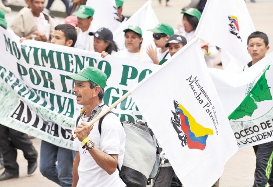 La organización Somos Defensores calculó en 2015 que cada seis días muere un líder social en Colombia. / / AFP