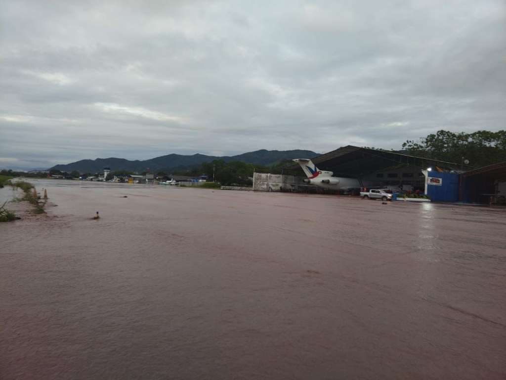 Aeropuerto de Villavicencio inundado