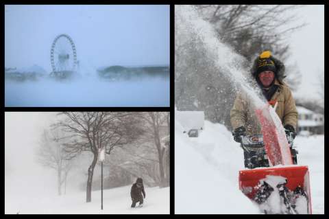 Las impresionantes imágenes del invierno en Estados Unidos