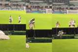 Jugador en Brasil celebró su gol saltando una valla y cayó al camerino: ¿cómo está?