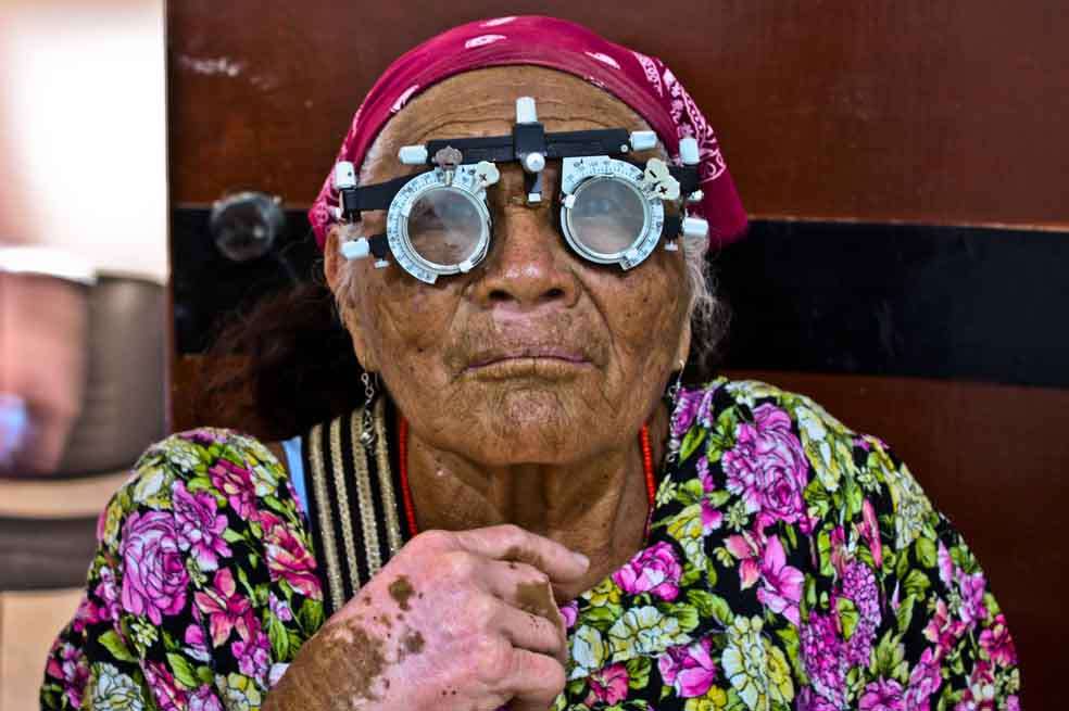 Cerca de 260 indígenas wayuu ingresaron a consulta de optometría en los cuatro días que duró la brigada médica. /Angélica María Cuevas Guarnizo 