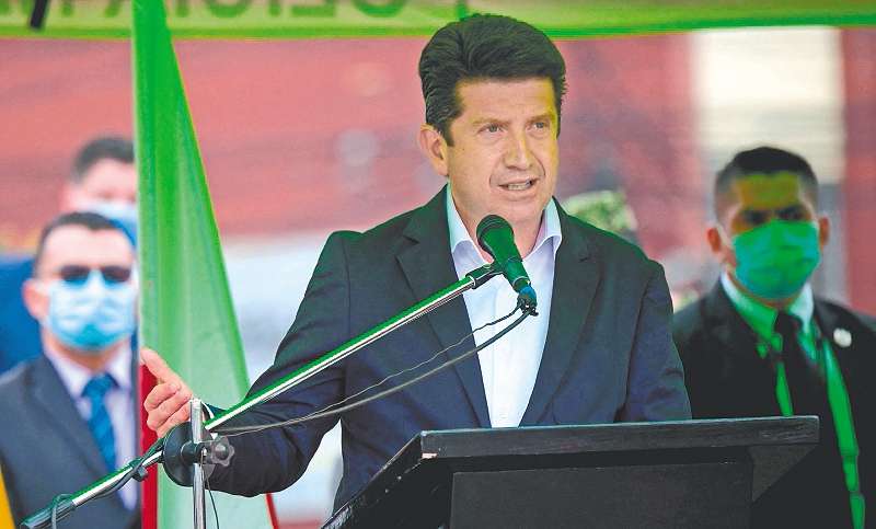 Diego Molano llegó al Ministerio de Defensa en febrero de 2021, luego de que Carlos Holmes Trujillo falleciera por COVID-19. / AFP.