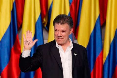 "Recibo este premio en nombre del pueblo colombiano que tanto ha sufrido": Santos