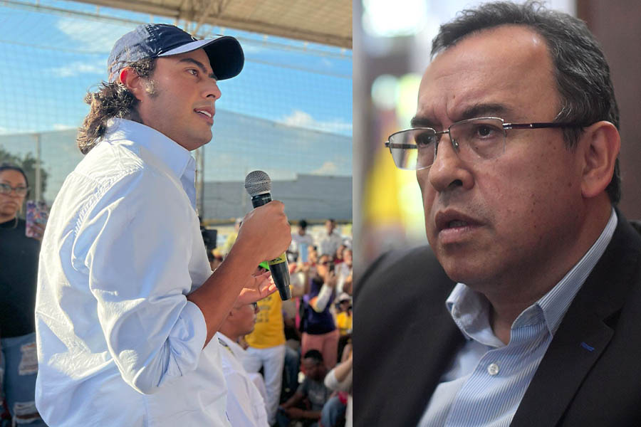 Nicolás Petro y Alfonso Prada
