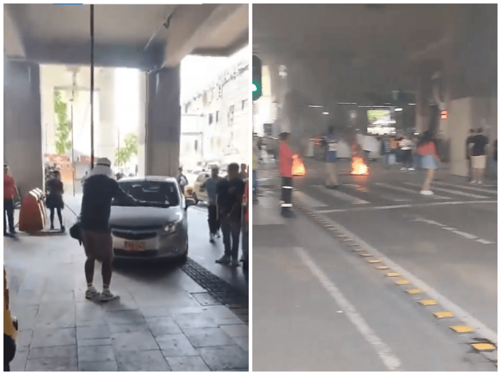 Encapuchados en Medellín