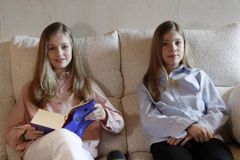 La princesa Leonor y la infanta Sofía mandan un mensaje de ánimo a España