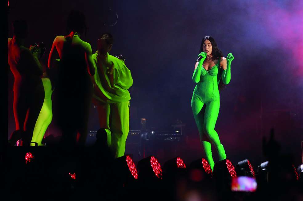Dua Lipa en Bogota