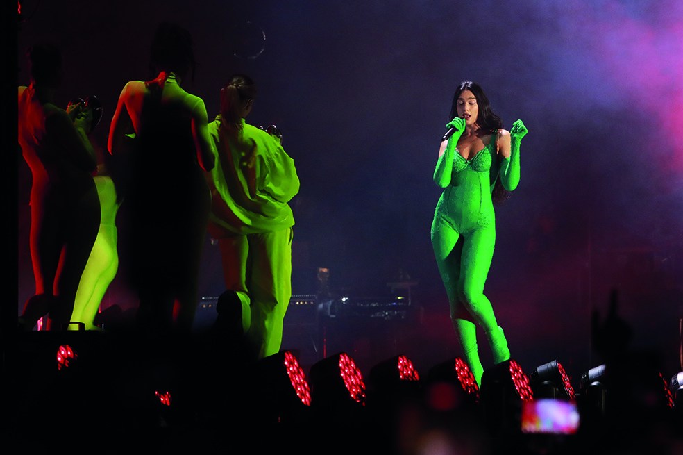 Dua Lipa en Bogota