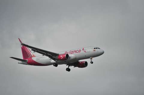 Colombia en un avión de Avianca