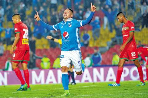 Millonarios sufrió, pero le ganó a Cortuluá