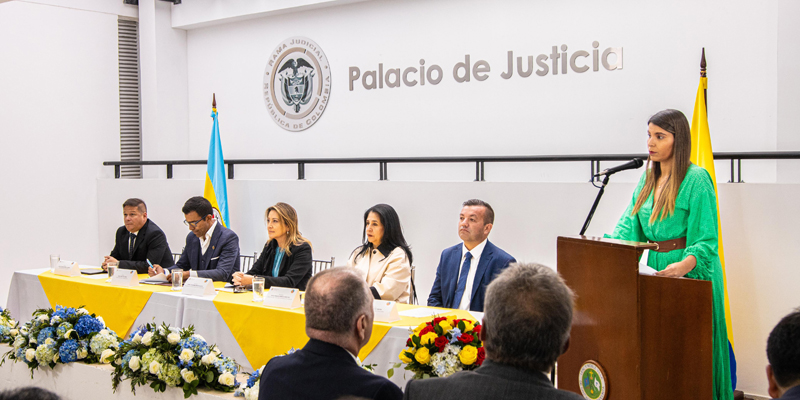 Apertura del Palacio de Justicia de Chocontá.
